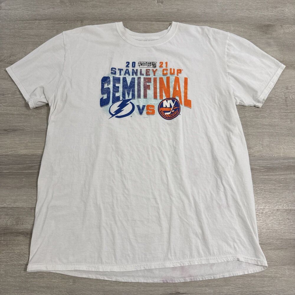 New York Islanders Shirt Men’s 2XL Tampa Bay Lightning 2021 Stanley Cup Playoffs